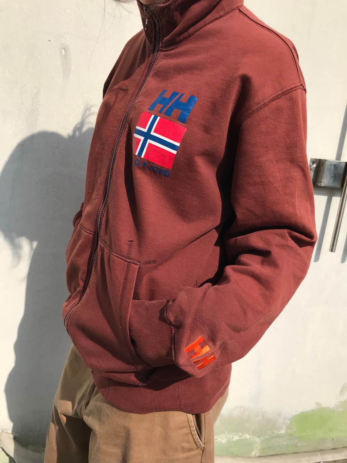 헬리한센 로고 집업 상품이미지2