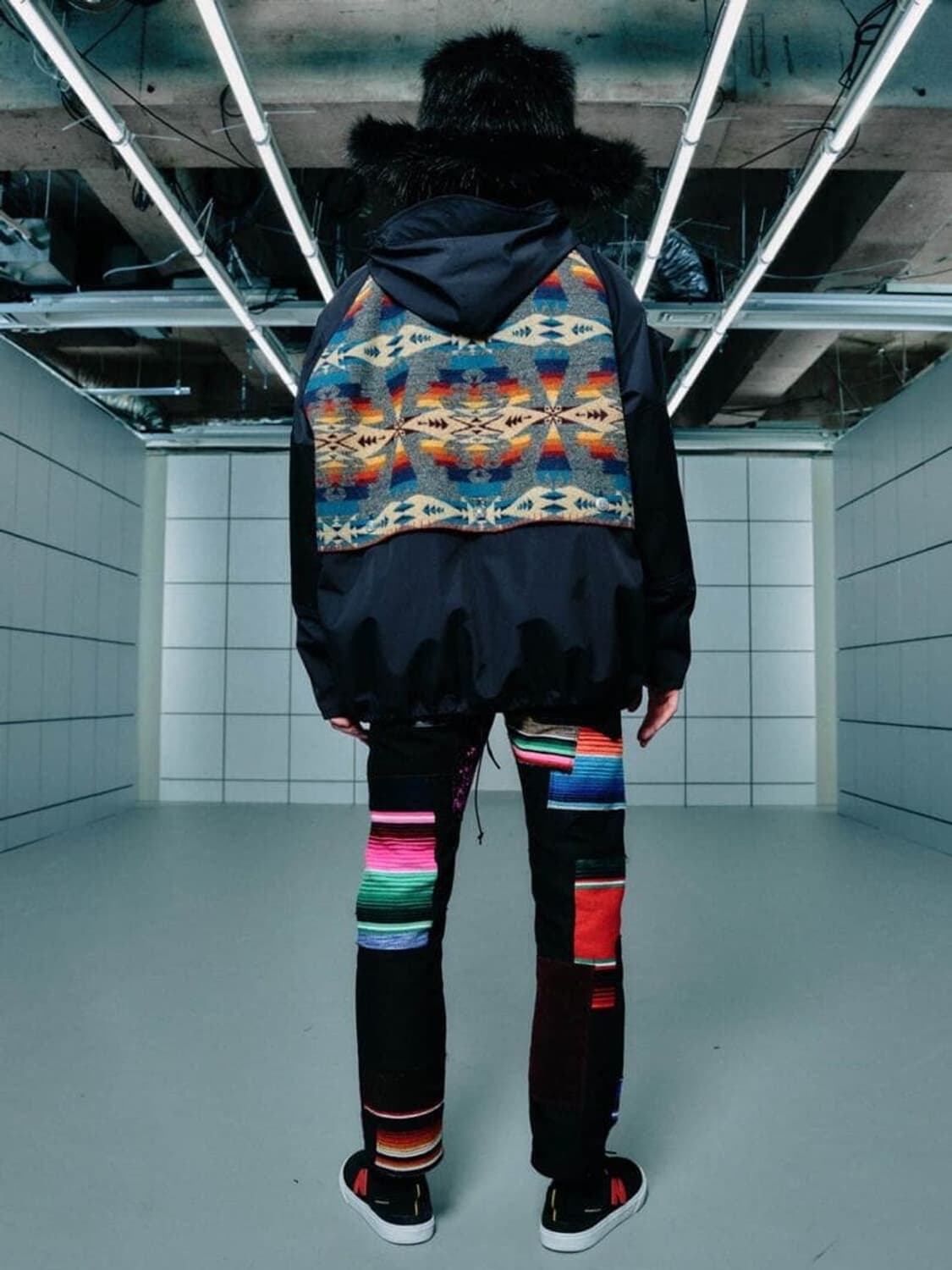 준야 와타나베 펜들턴 파카 상품이미지2