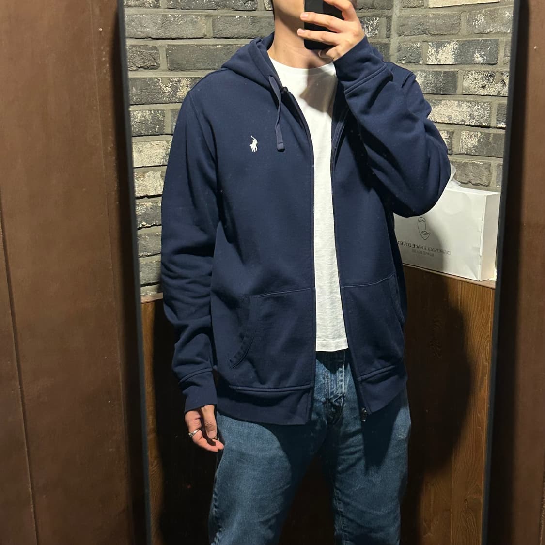 XL) 폴로 랄프로렌 네이비 후드집업 상품이미지9