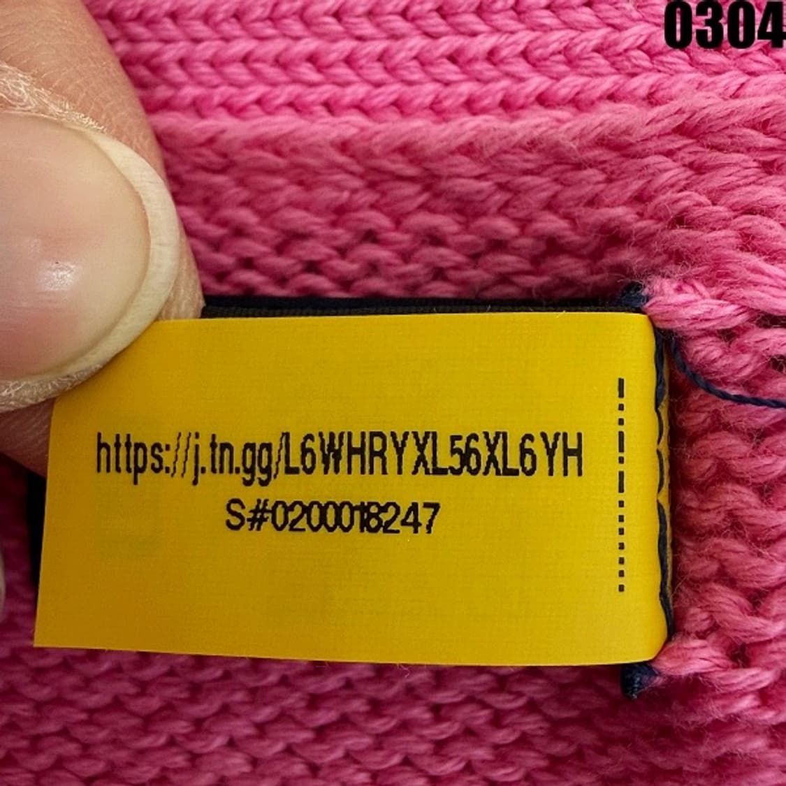 폴로 랄프로렌 코튼 니트 가디건 S 핑크 신형 택 0304  상품이미지6