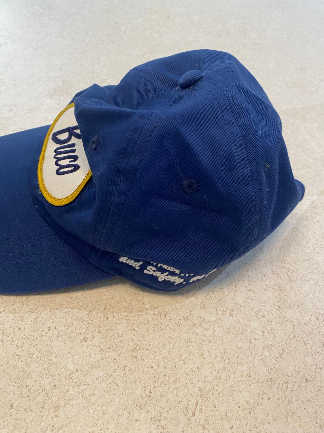 부코 buco 로고 볼캡 블루  상품이미지3