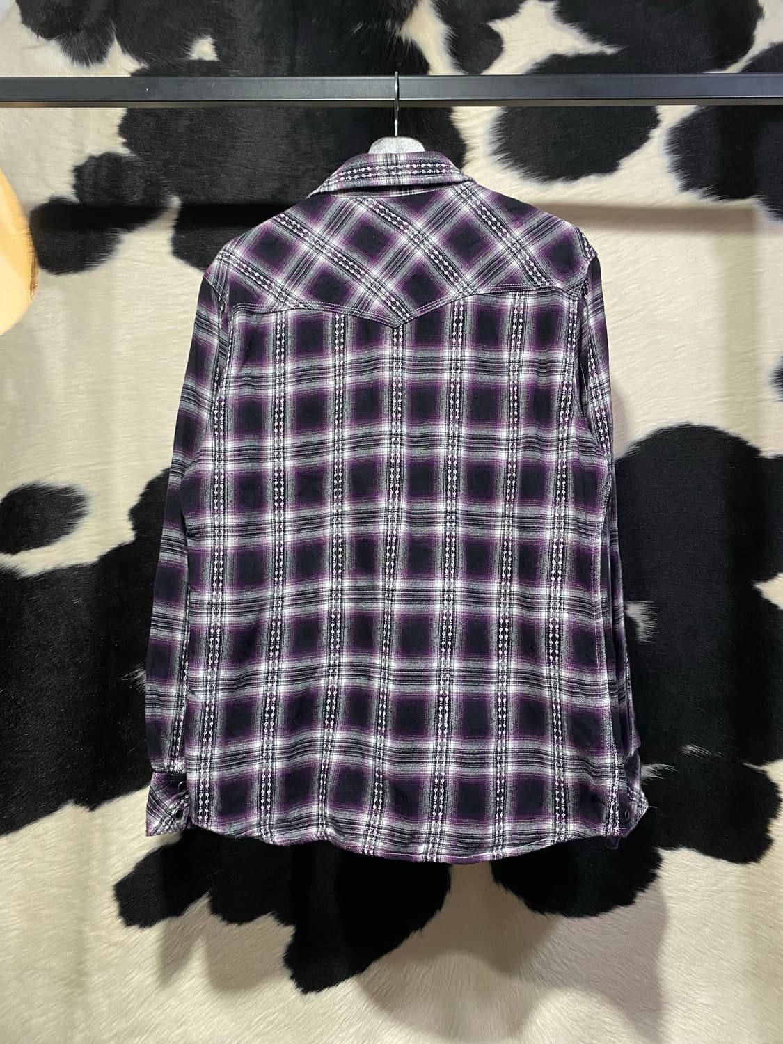 Freude 다이아몬드 문양 디테일 웨스턴 셔츠 상품이미지6