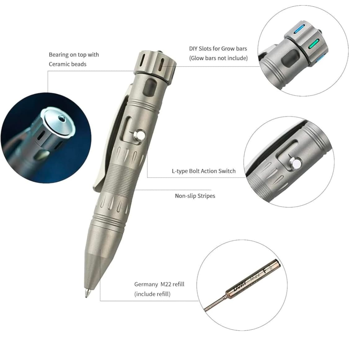 Macarmy 티타늄 전술펜 상품이미지8