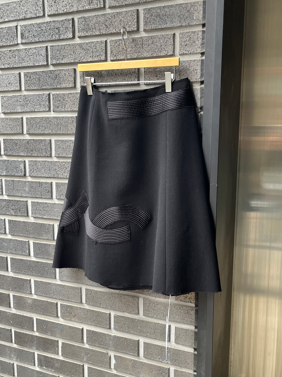 Prada 2006FW 프라다 아카이브 아플리케 스커트 상품이미지1