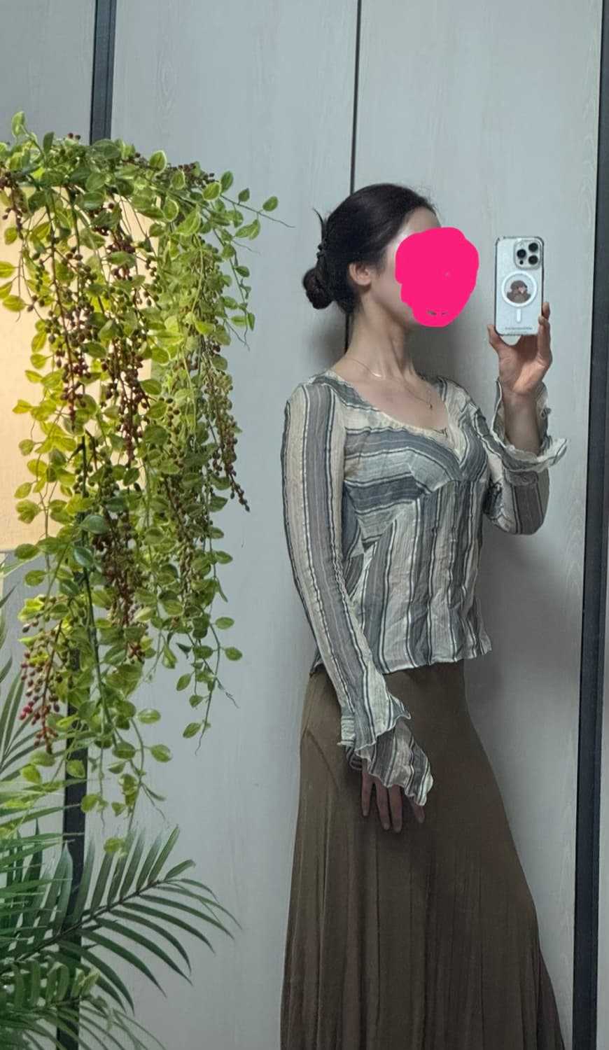 착샷-Istvan Francer 실크 블라우스 상품이미지9