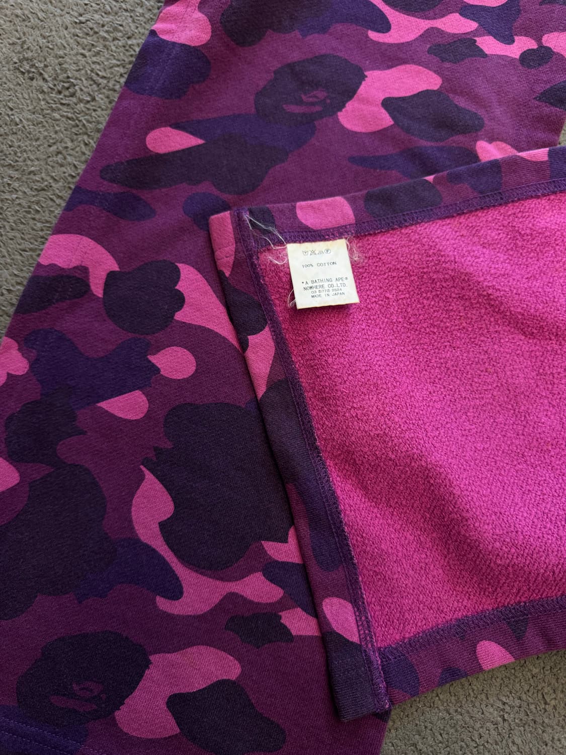 베이프 컬리지 카모 목도리 처분  상품이미지3