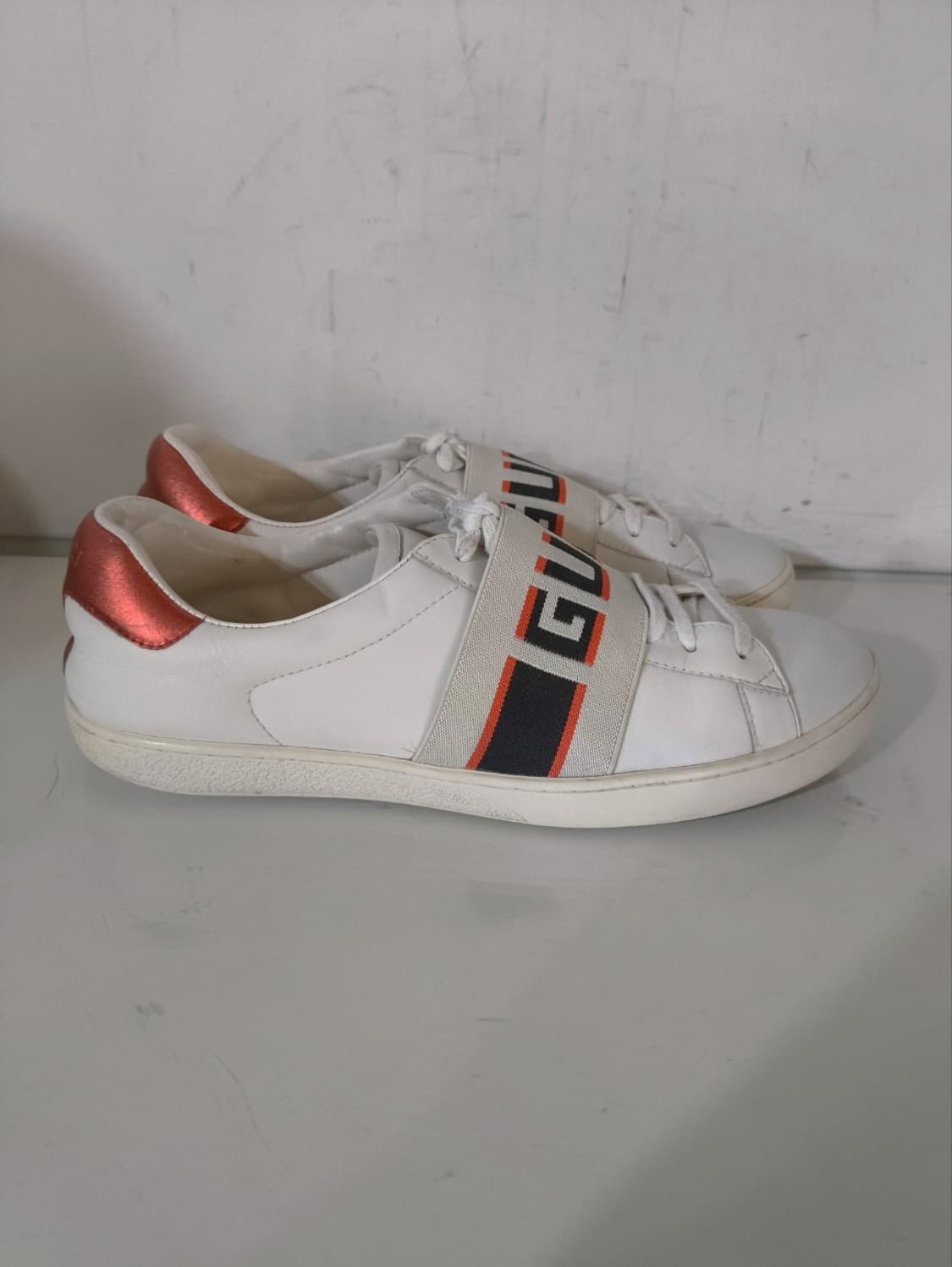 8.5 275mm 구찌 에이스 밴딩 스트라이프 스니커즈 상품이미지2