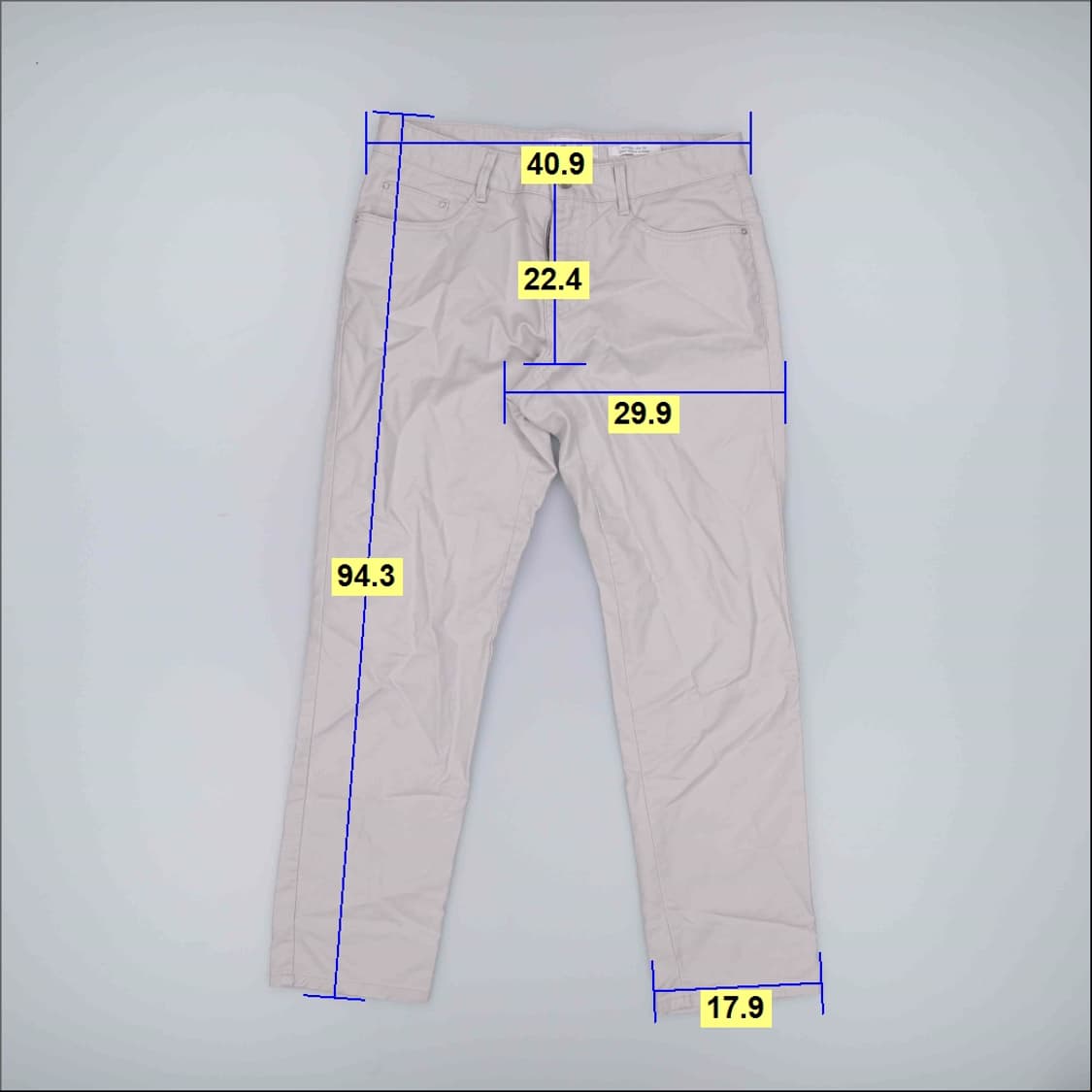 31X30 캘빈클라인 슬림핏 코튼팬츠 0408H1 상품이미지6