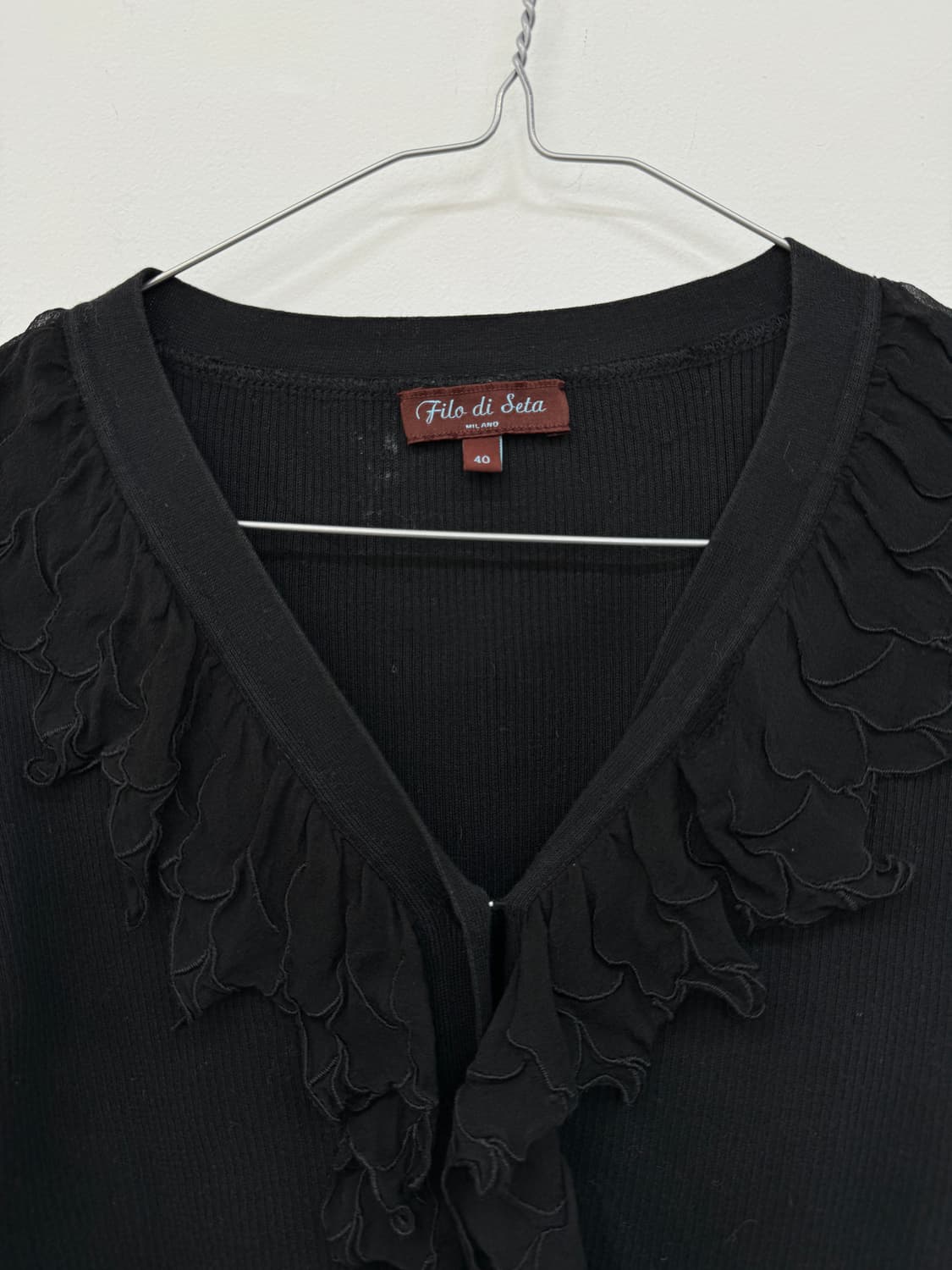 frill design slim cardigan 상품이미지5