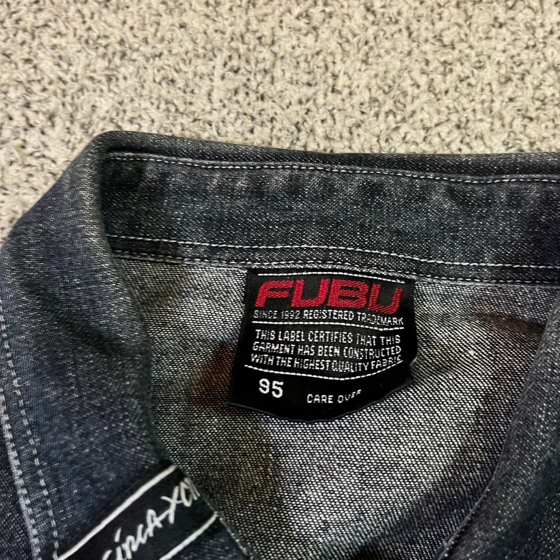 후부 데님 셔츠 상품이미지4