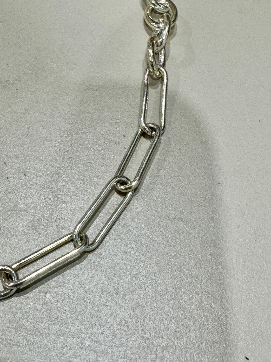 silver 콤비체인 목걸이 상품이미지3