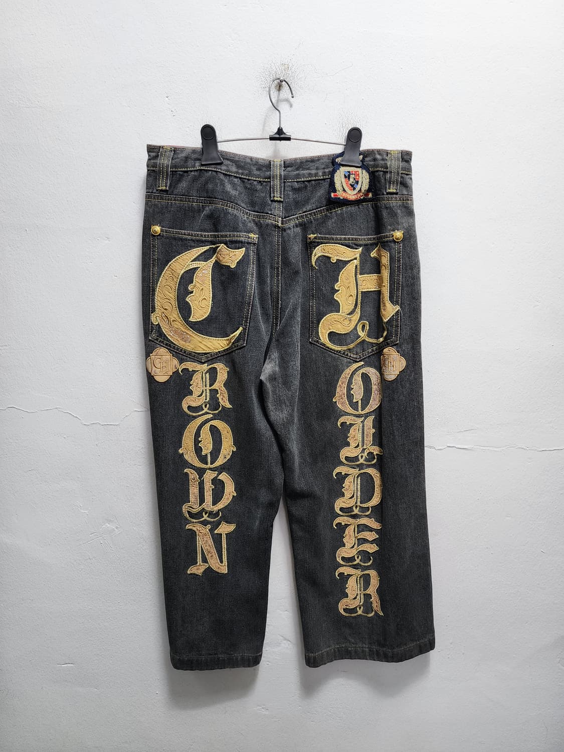 크라운홀더 90's 스트릿  흑청바지 상품이미지1