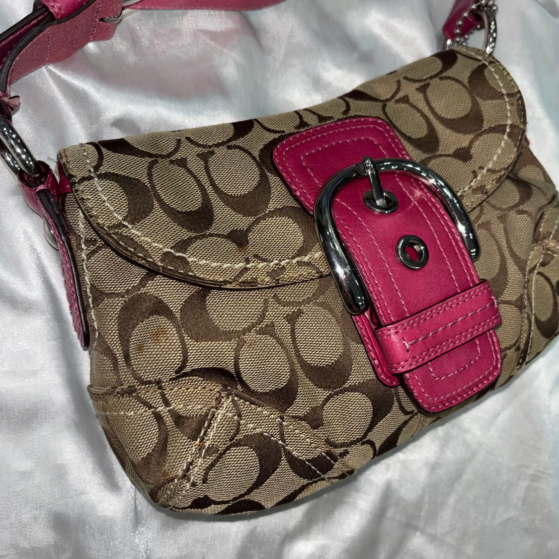 빈티지 코치 숄더백 핑크 가방 y2k 상품이미지2