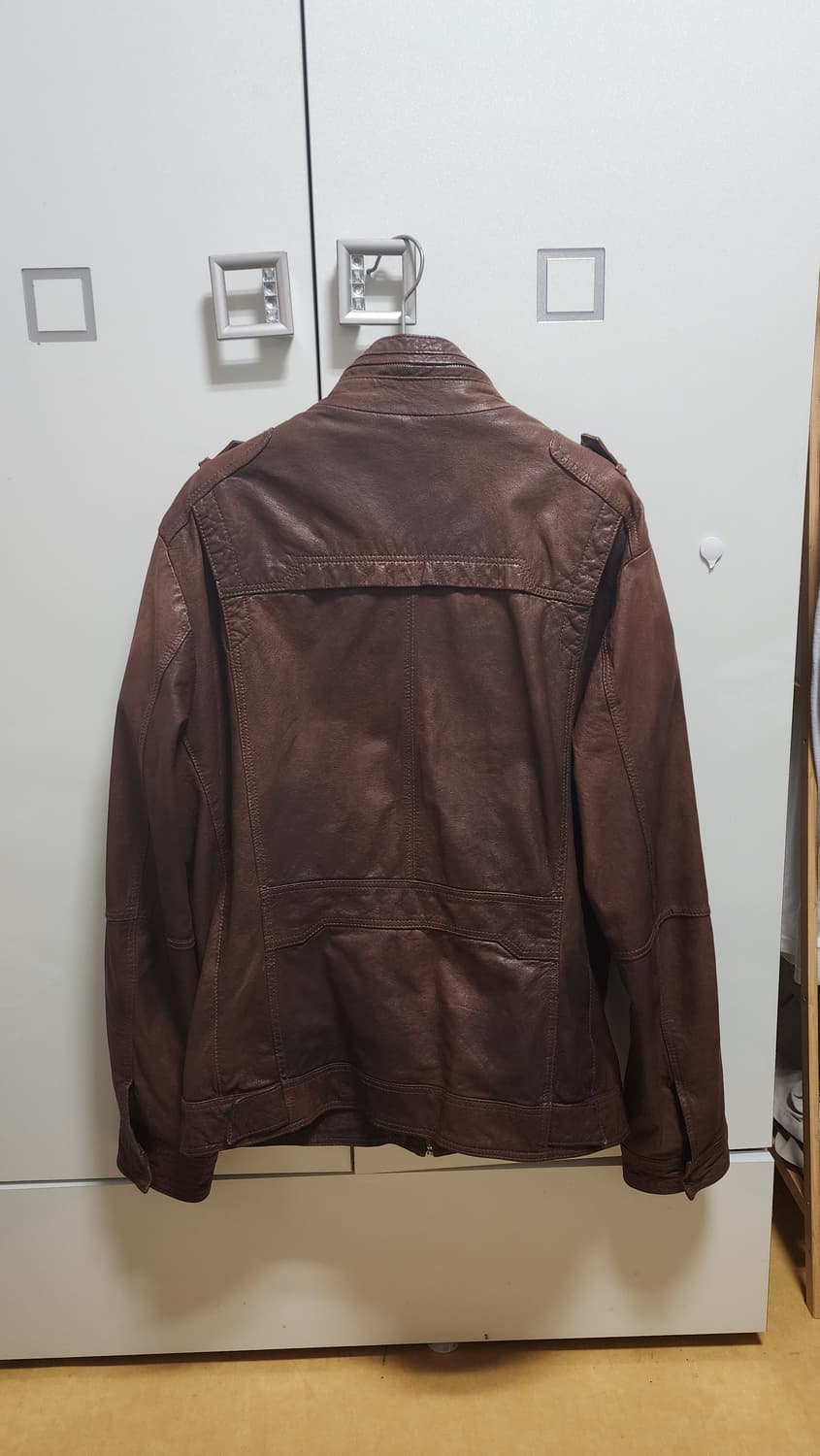 애드호크(AD HOC) 브라운 양가죽 자켓 상품이미지2