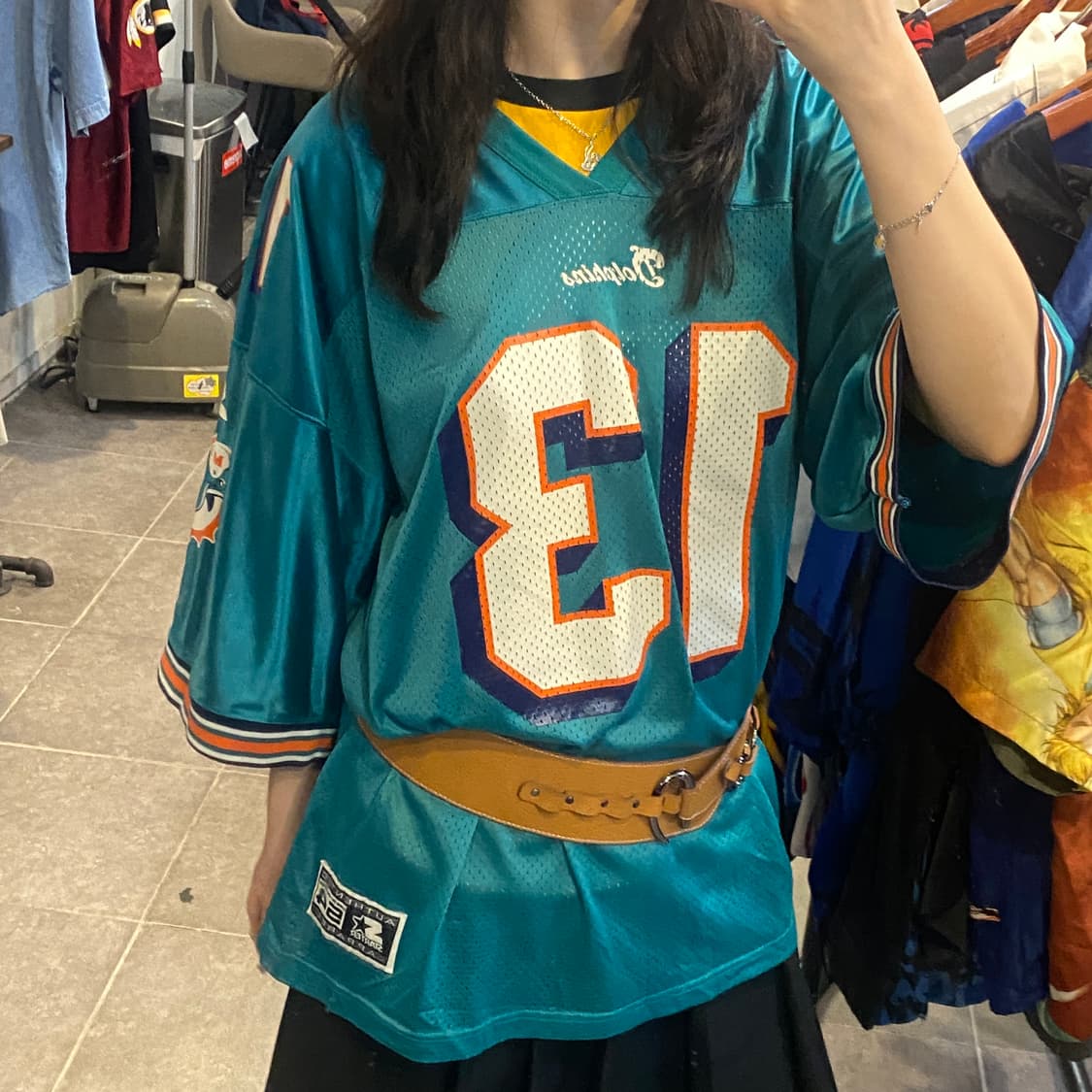 [NO.9] NFL 풋볼 져지 반팔티 청록 상품이미지2