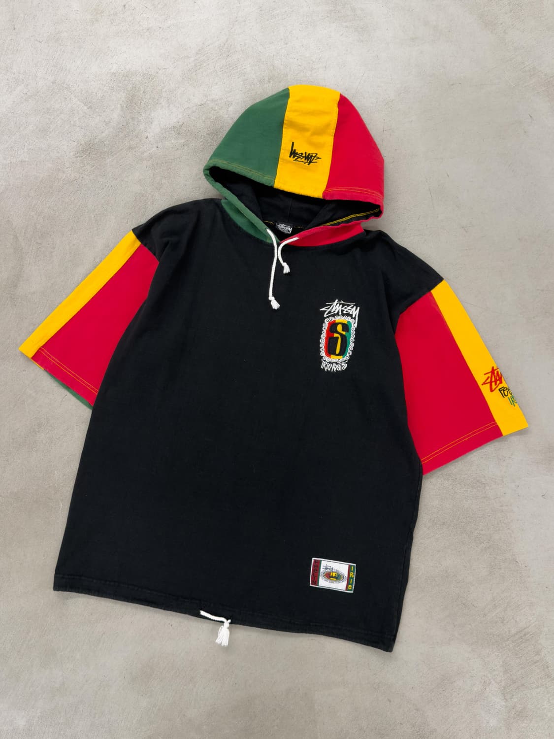 90s 스투시 IRIE ROOTS 후드 티셔츠 상품이미지3