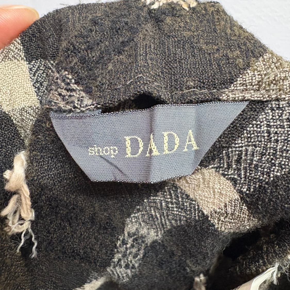 SHOP DADA 울 체크 미디스커트 JPN 상품이미지5