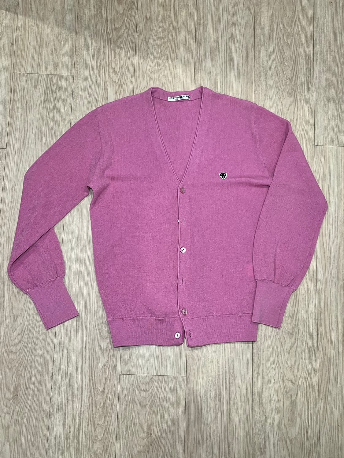 헤리티지플로스 핑크 가디건  상품이미지1