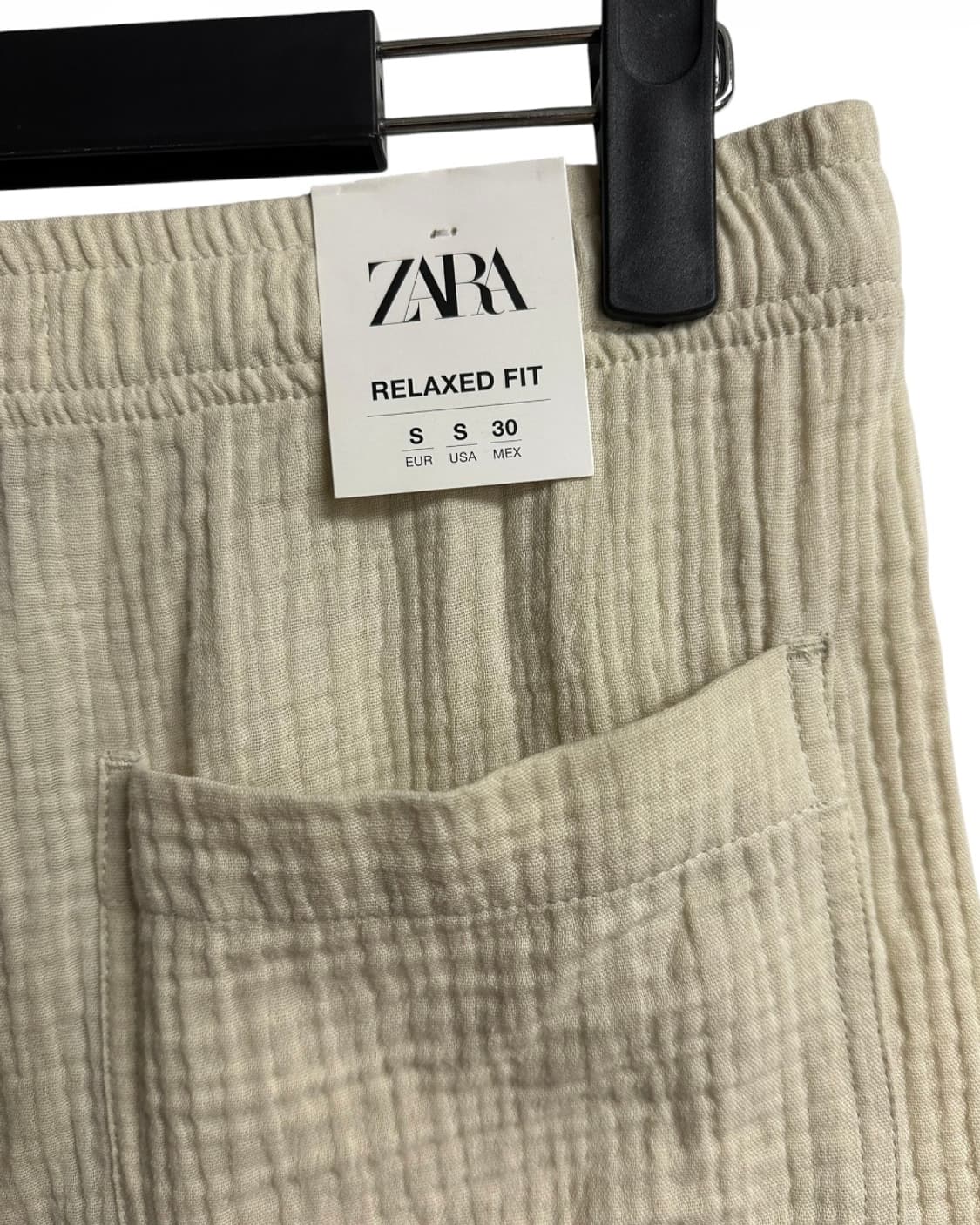 자라(ZARA) 풀밴딩 치노 반바지 30 새상품 상품이미지5