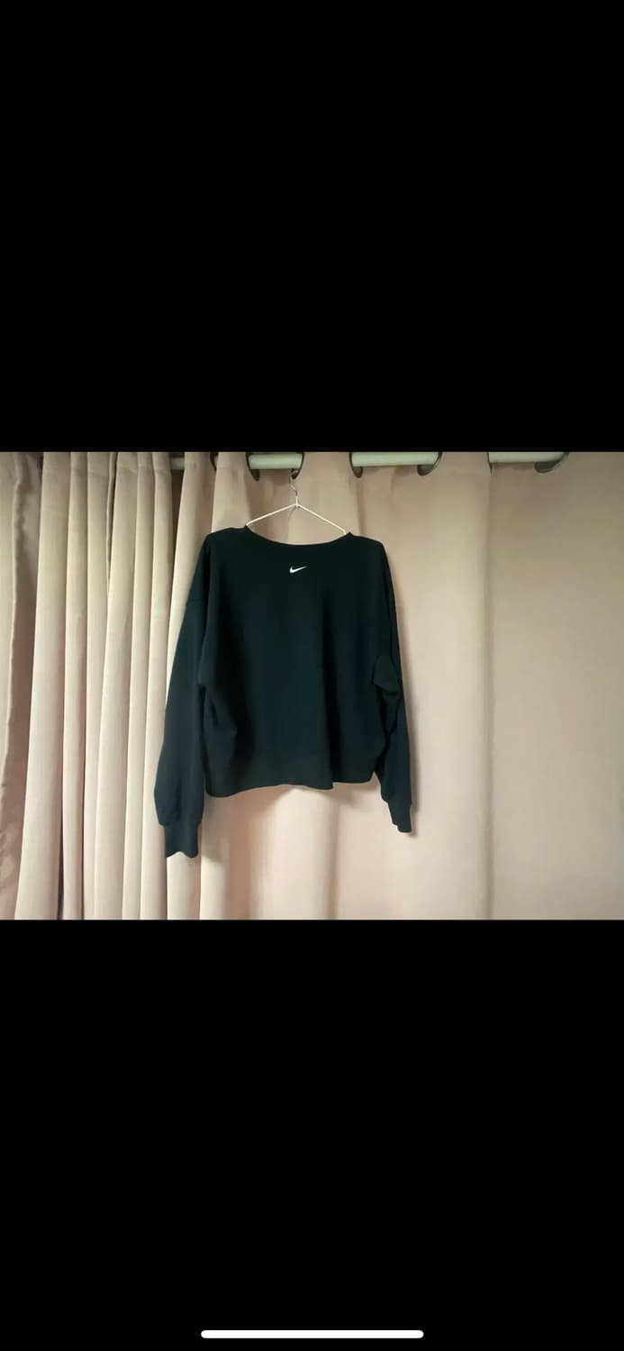 나이키 정품 플리스 맨투맨 블랙 상품이미지2