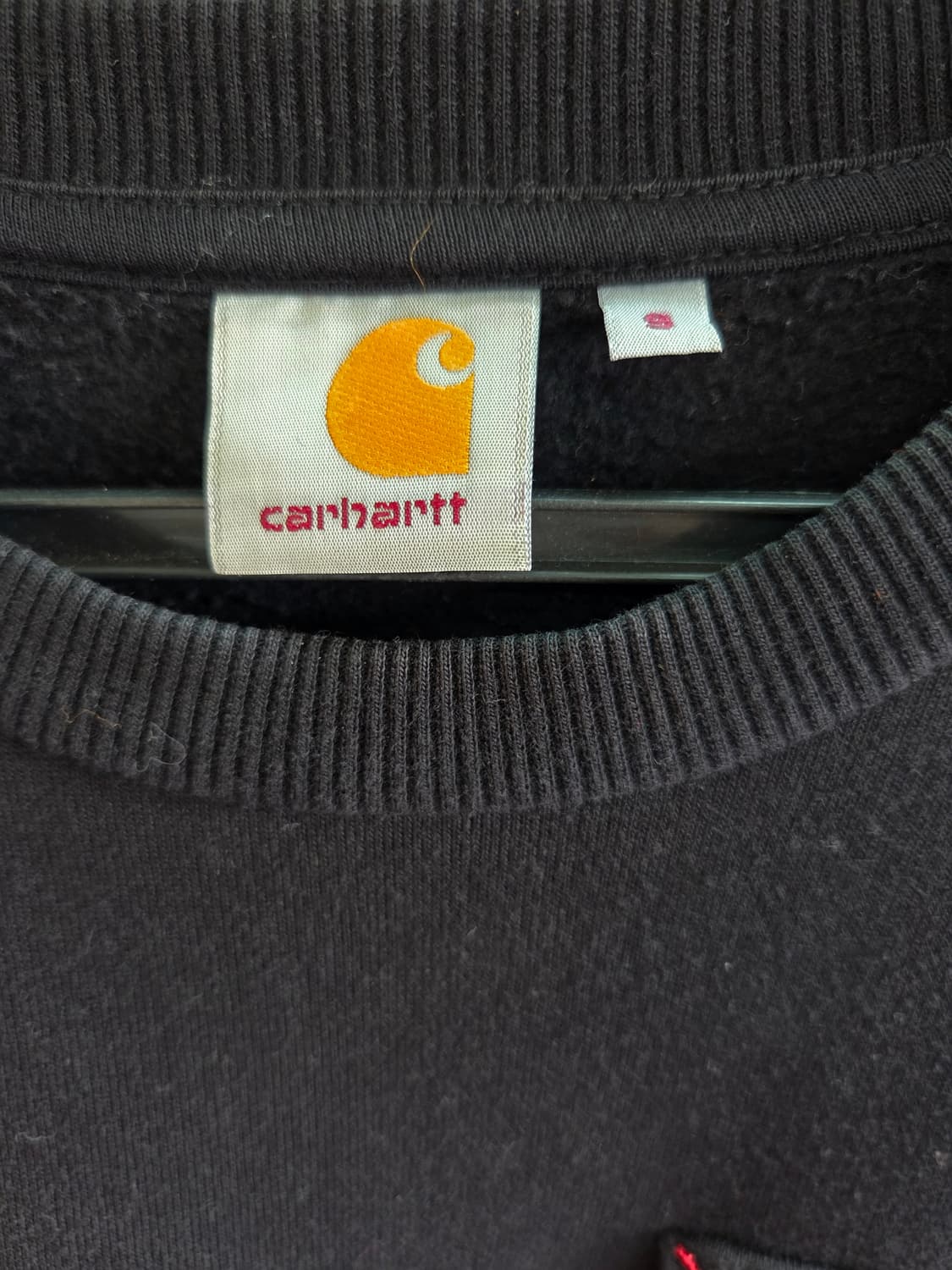 칼하트 State 스웨트셔츠 블랙 #최상급 상품이미지3