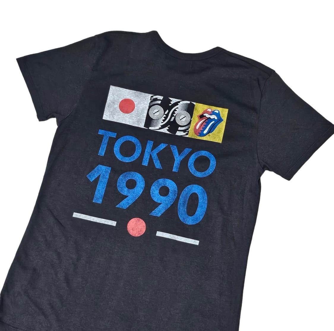 [L] 롤링스톤즈 1990 도쿄 콘서트 반팔티 상품이미지2