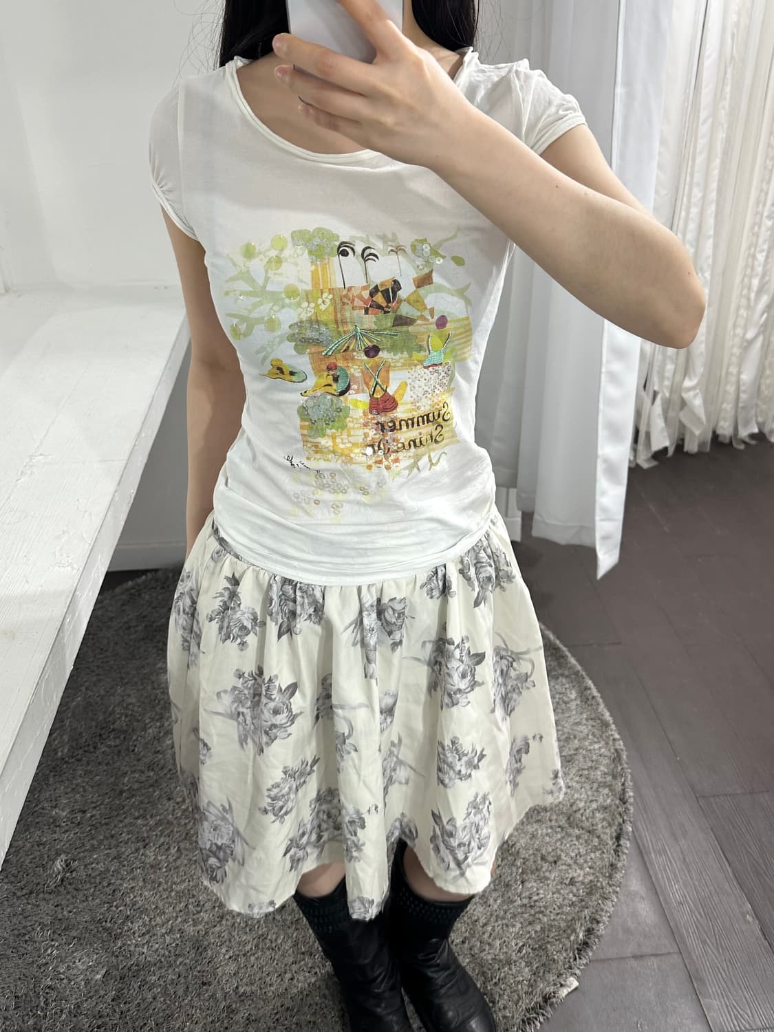 sportmax printing top 상품이미지4