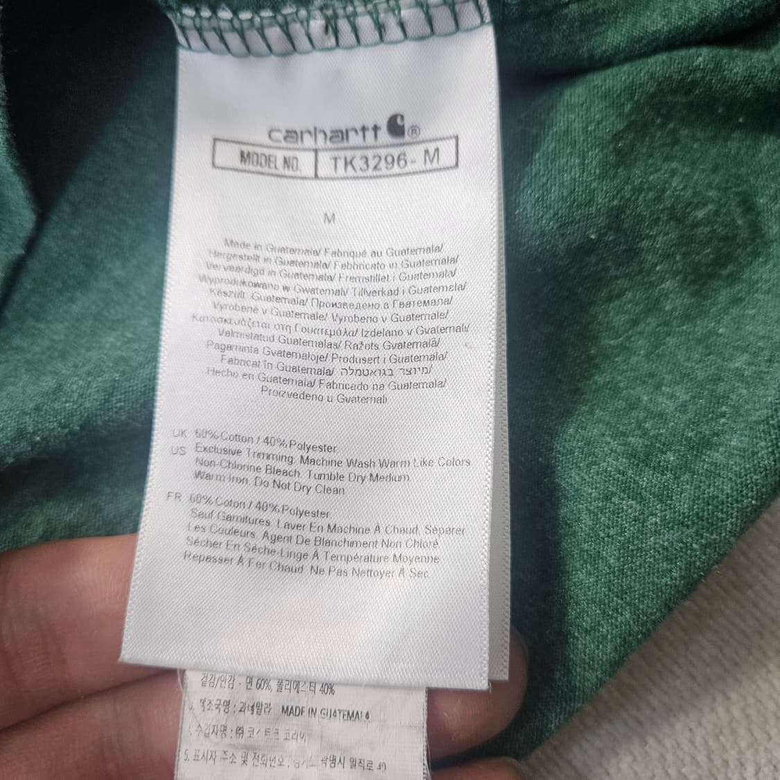 M 칼하트 워크에어 포켓 반팔티 0311Y 상품이미지4