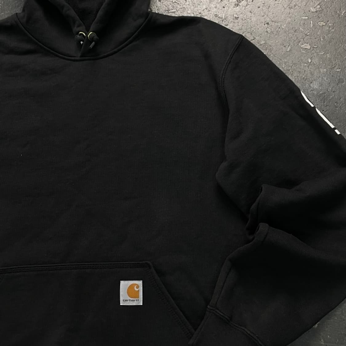 100 칼하트 사이드 레터링 후드티 상품이미지2