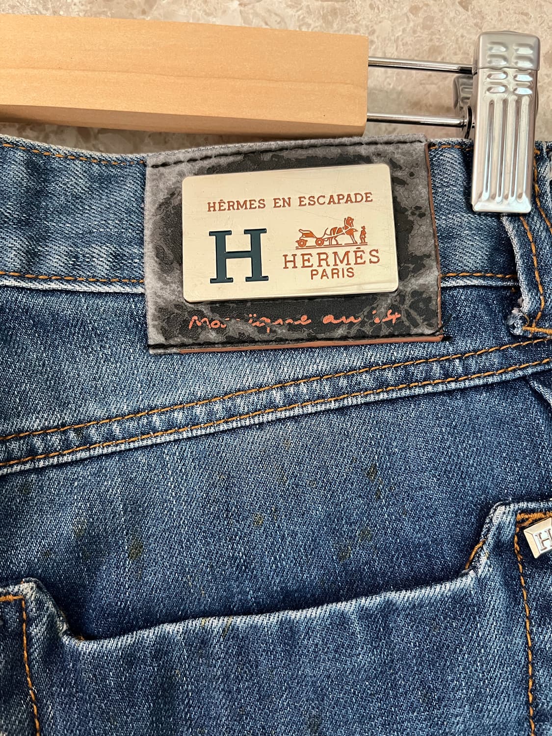 에르메스 남성 데님 청바지 31사이즈 정품 상품이미지5