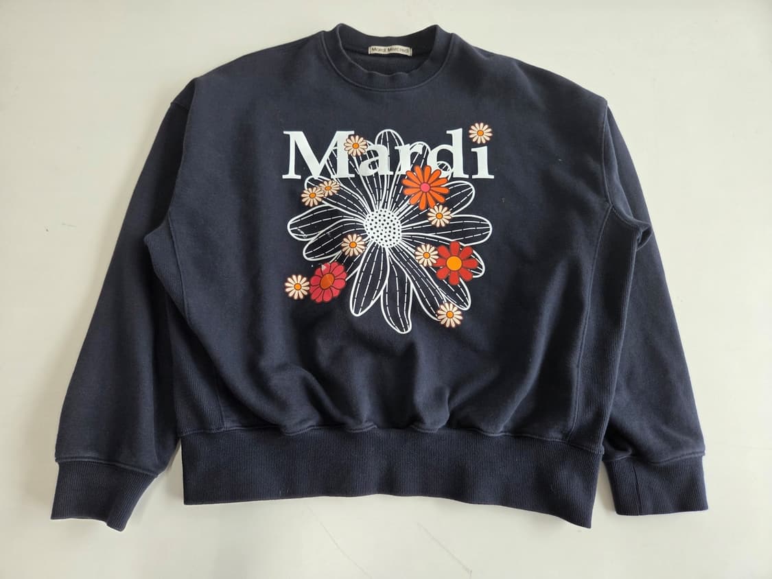 마르디 메르크디 프린팅 네이비 맨투맨 L 상품이미지1