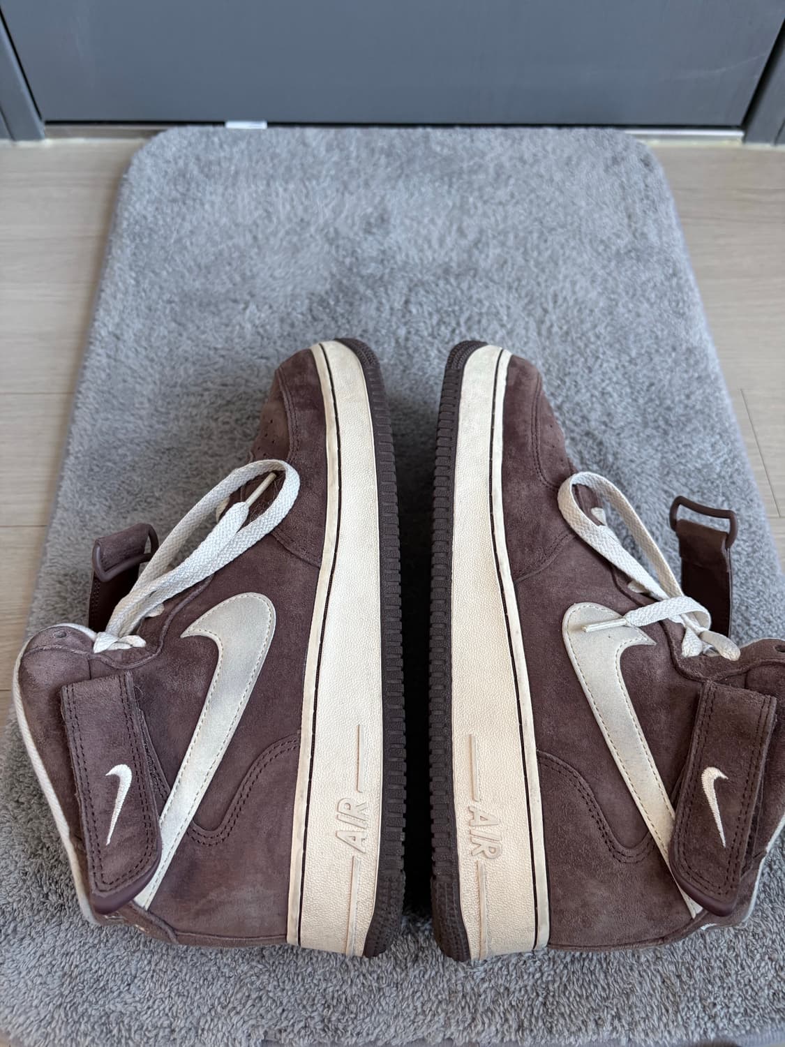 (270) 나이키 에어포스 미드 초콜릿 브라운 상품이미지3