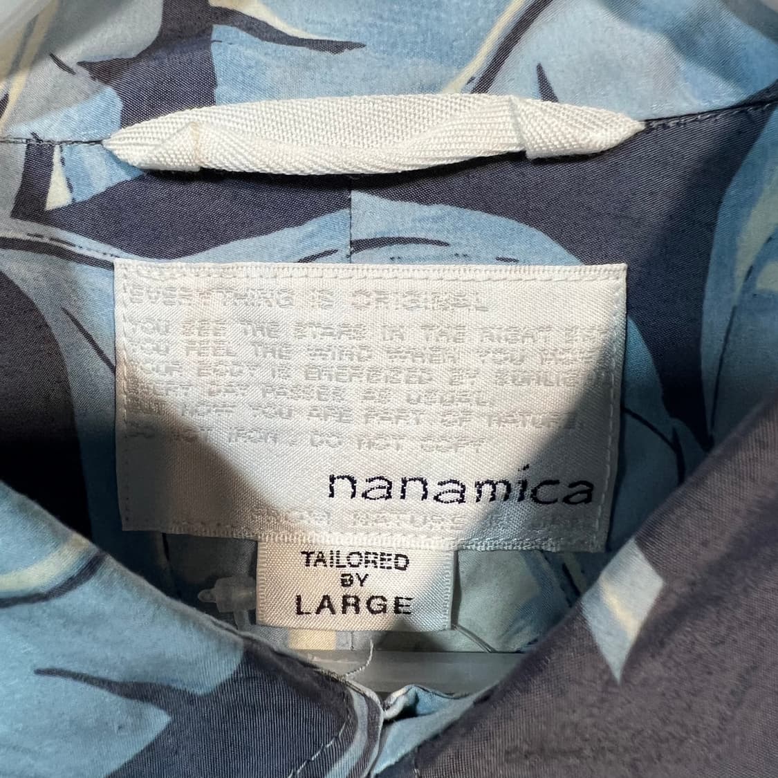 [L] NANAMICA 나나미카 패턴 셔츠 상품이미지5