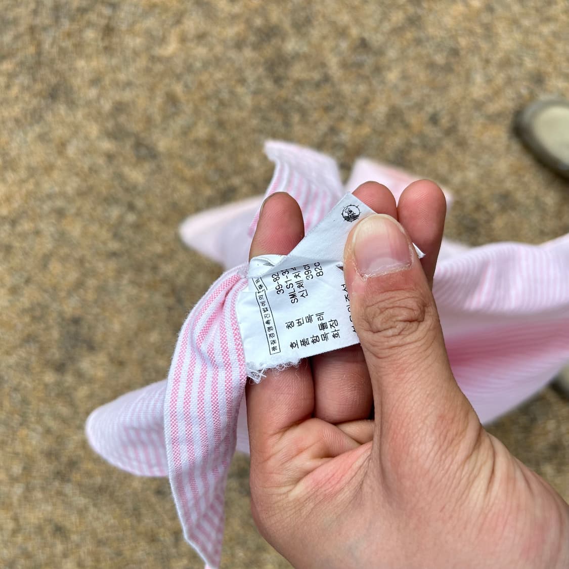 폴로 (POLO RalphLauren)핑크 스트라이프 셔츠 상품이미지5