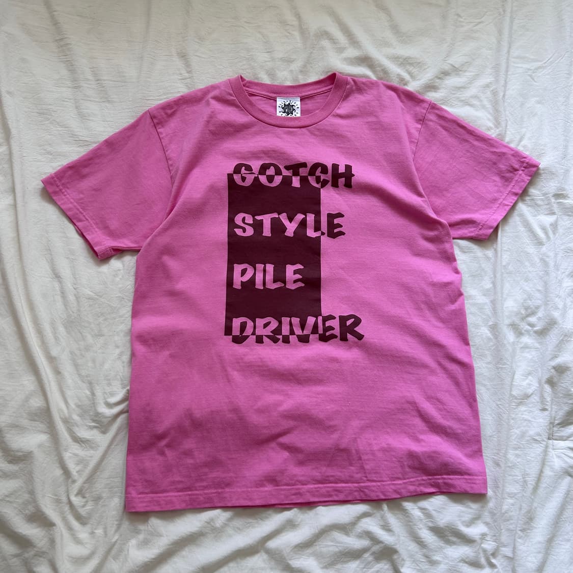 Minoru Suzuki Pile Driver Pink T-Shirts 상품이미지2
