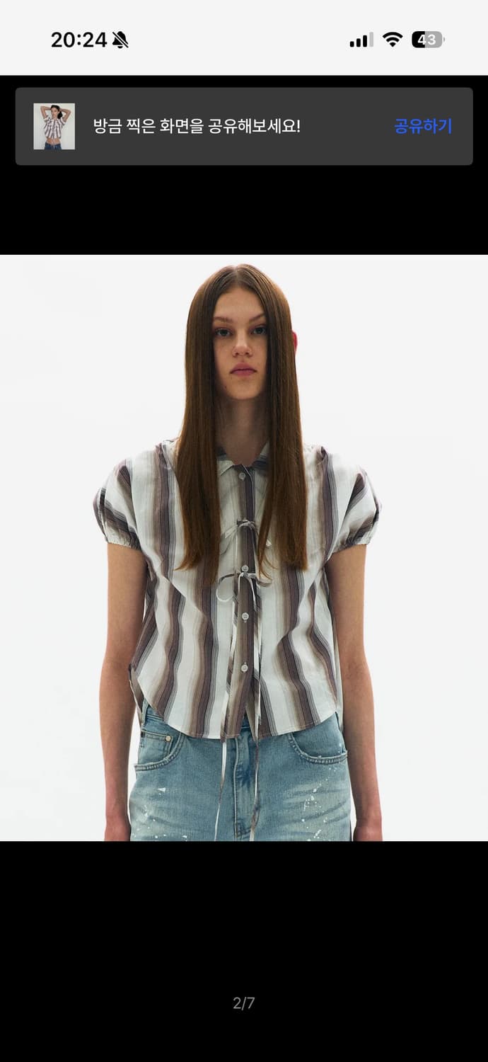 파르티멘토우먼 리본블라우스 상품이미지3