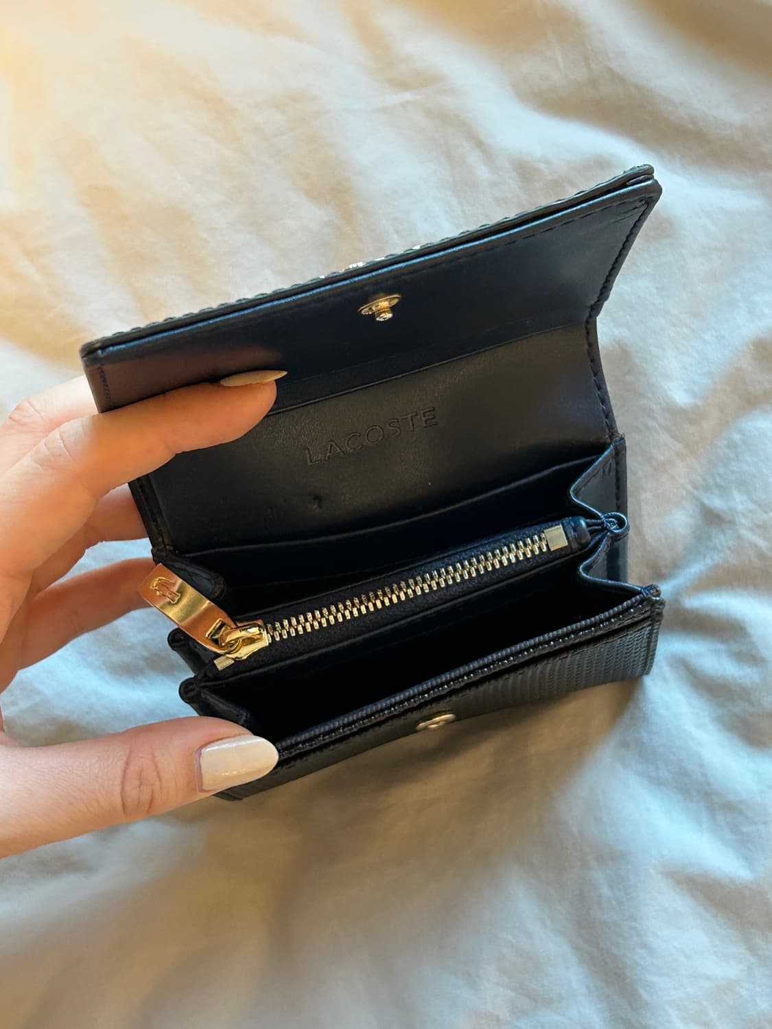 라코스테 반지갑 - 블랙 상품이미지3
