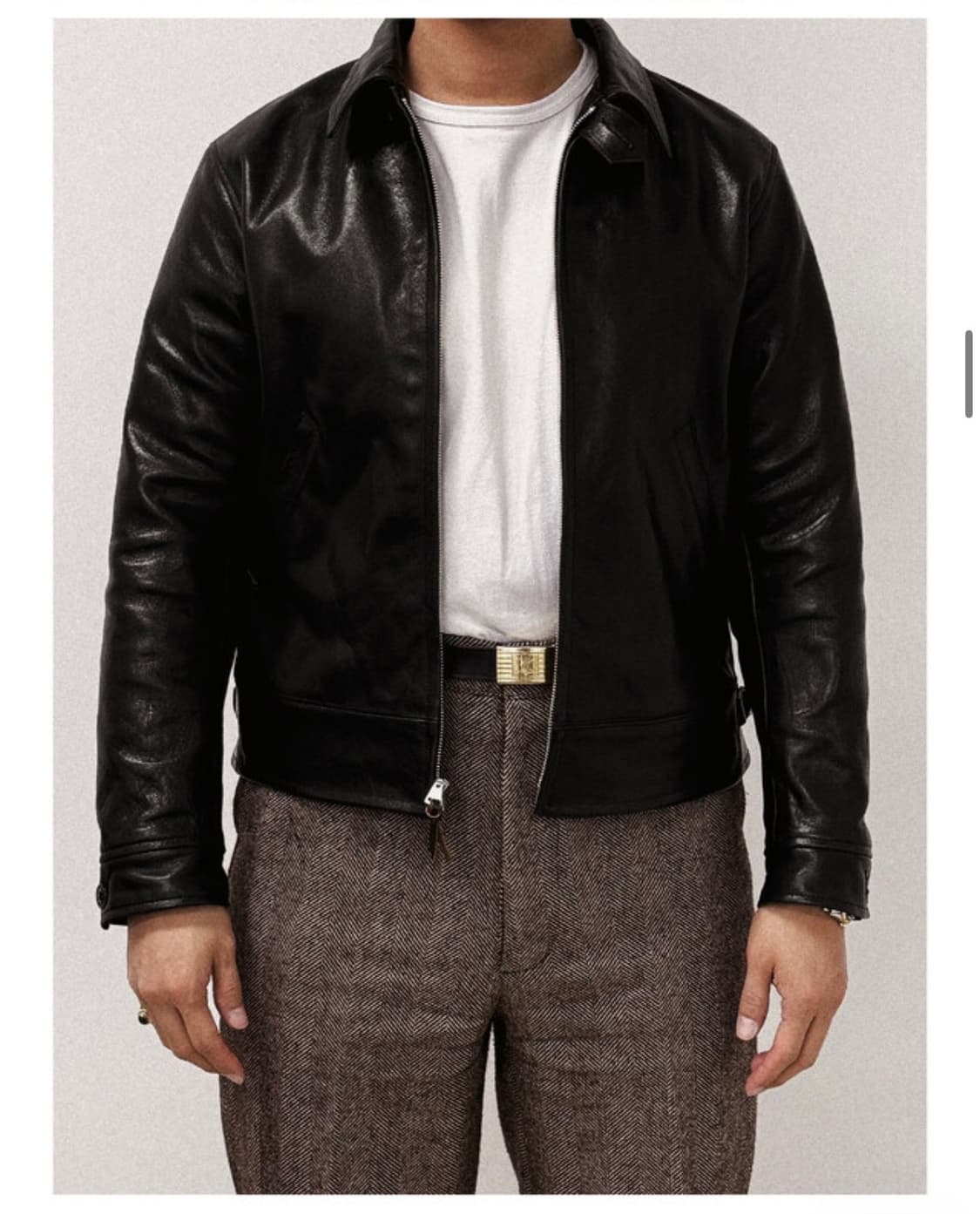 (38)밀리토라 홀스하이드 코삭 자켓 lot390 상품이미지1