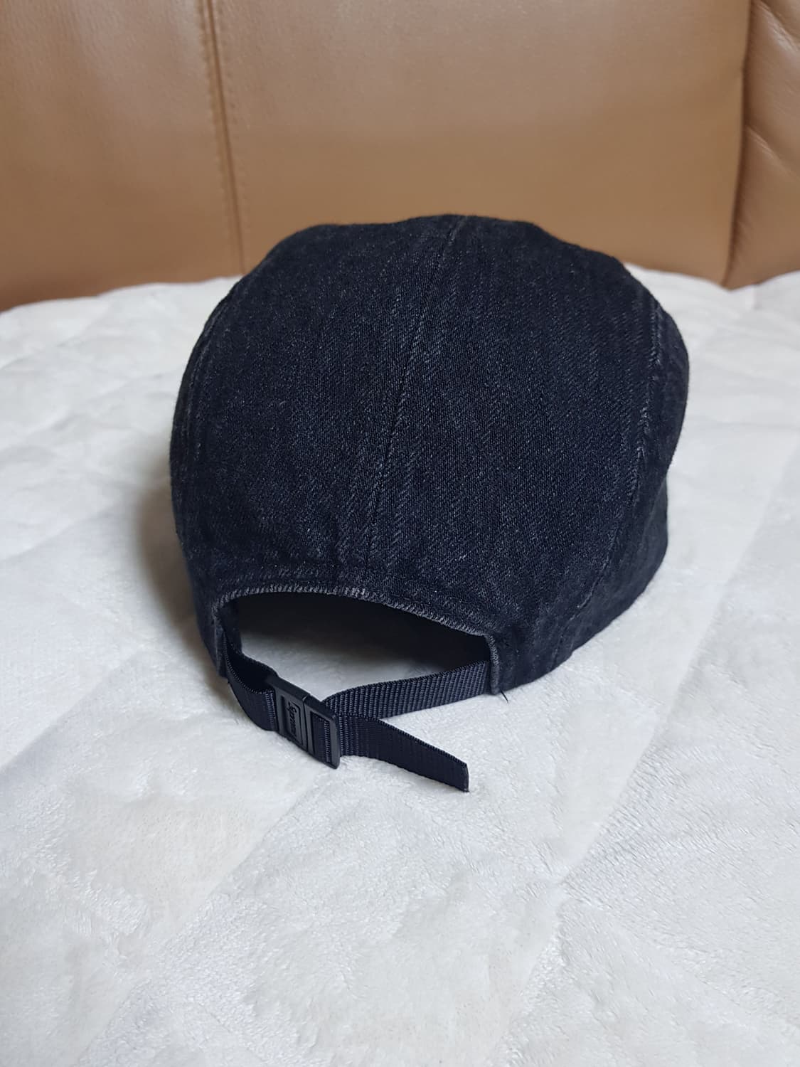 슈프림 데님 캠프캡 모자 볼캡 블랙 24SS 상품이미지4