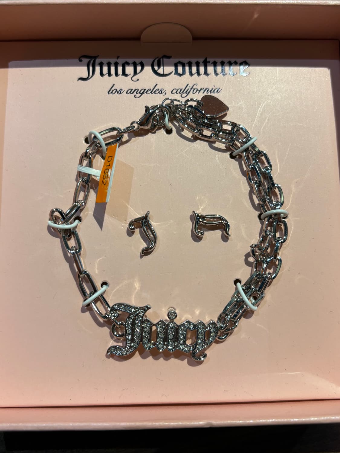 쥬시꾸뛰르 y2k 팔찌 귀걸이 세트 상품이미지2