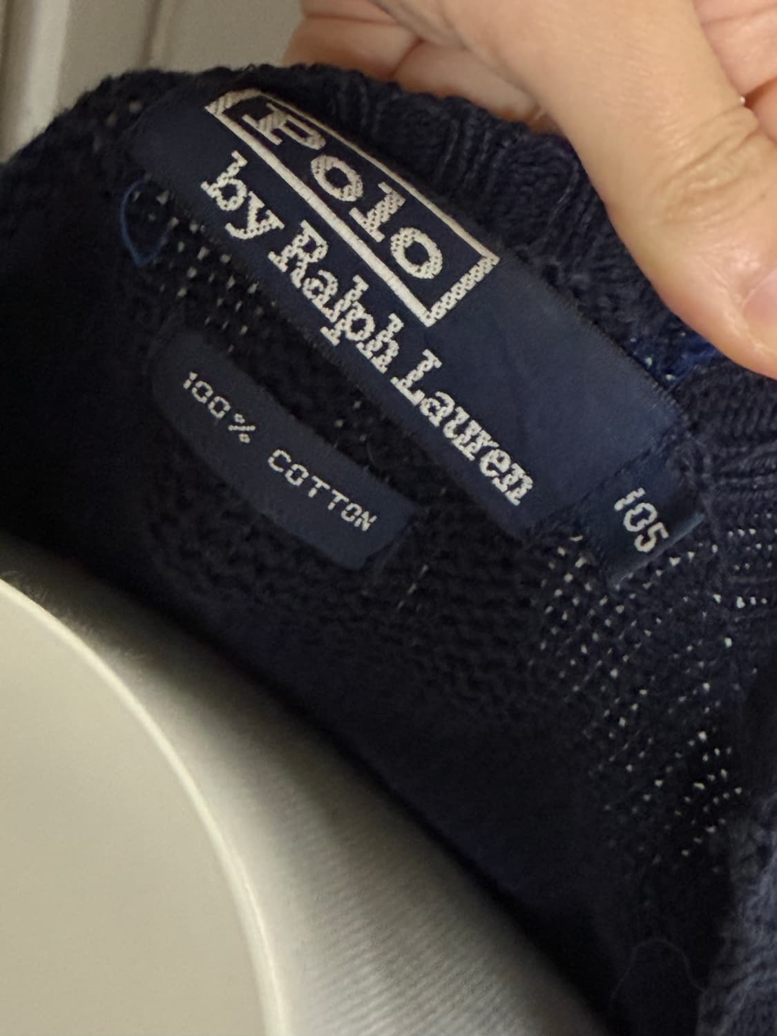 폴로 랄프로렌 네이비 니트 상품이미지5