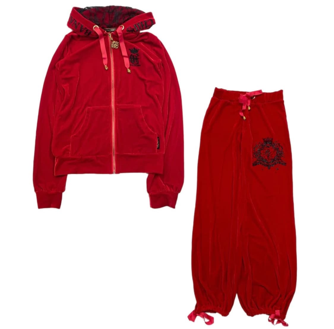 갸루 트레이닝 셋업 펑크 고딕 y2k 쥬시꾸뛰르 일본 빈티지 바나나칩 상품이미지1