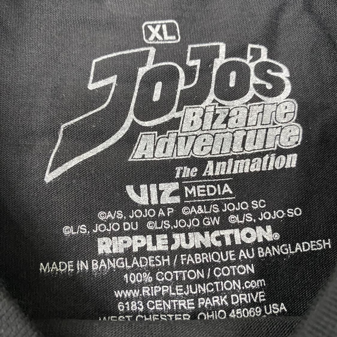 죠죠 오피셜 애니메이션 티셔츠 상품이미지3