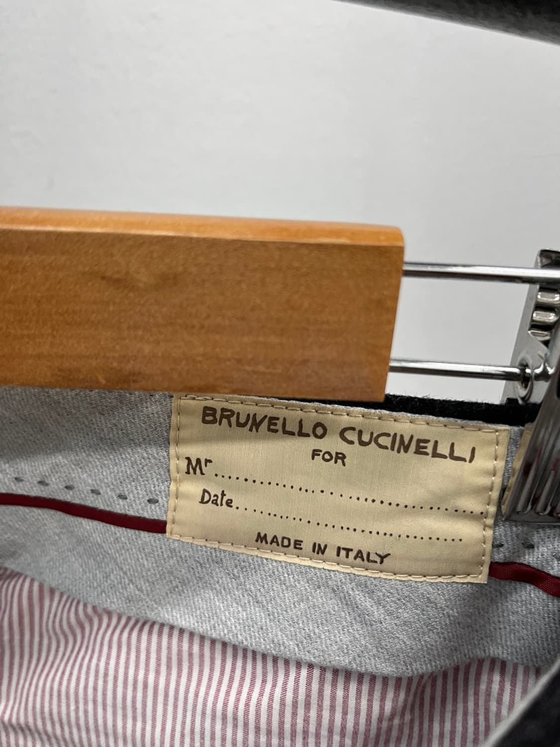 30) 브루넬로쿠치넬리 스트라이프 울슬랙스  상품이미지6