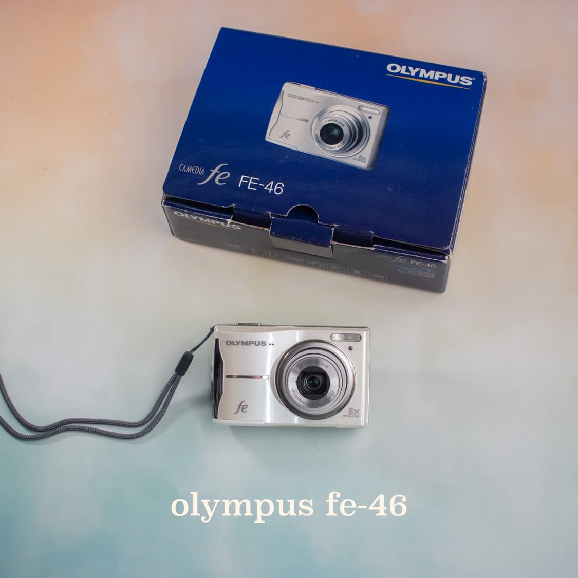 olympus fe-46 펄화이트 컨디션 매우좋음(결과물 0) 상품이미지1