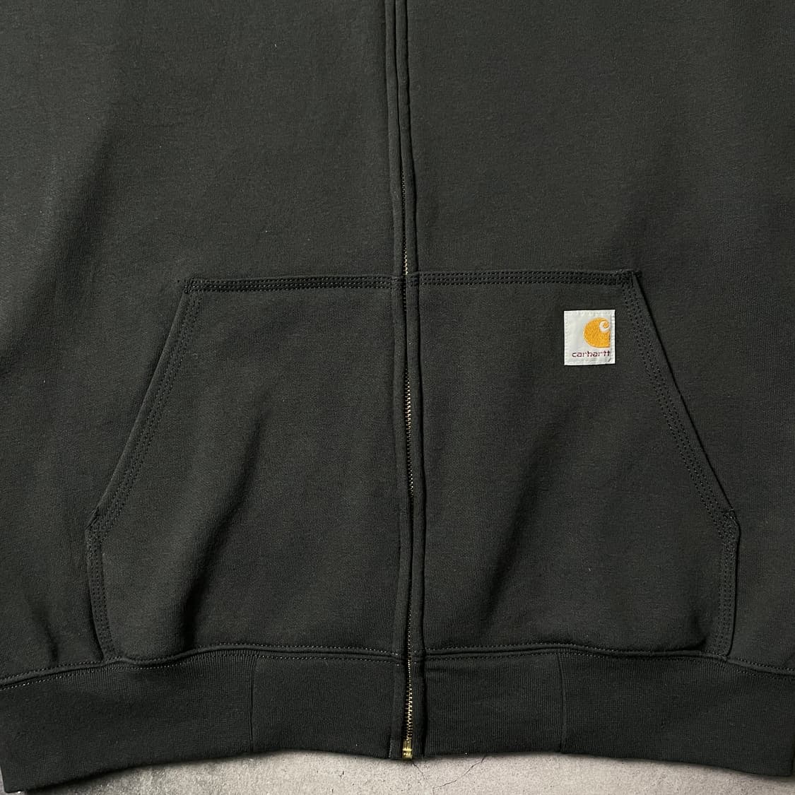 CARHARTT 칼하트 빈티지 블랙 기모 후드집업 A00942 상품이미지4
