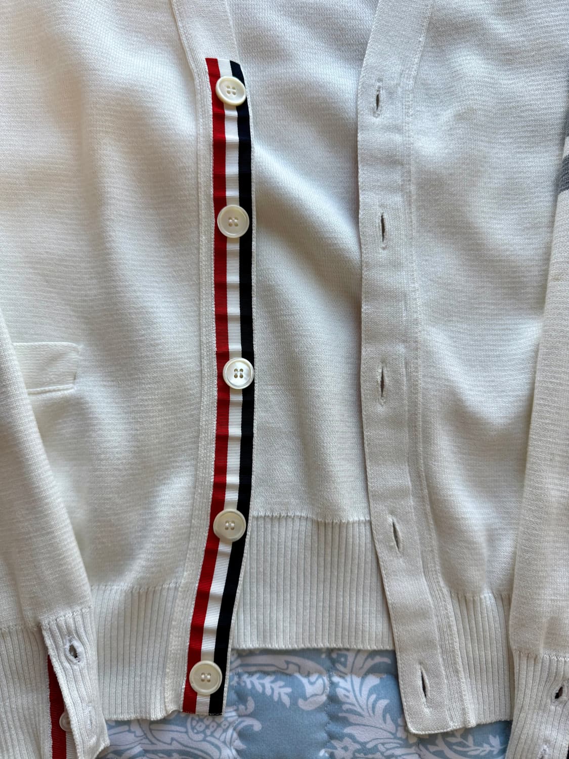 톰브라운 밀라노 스티치 가디건 4 백화점판 상품이미지3