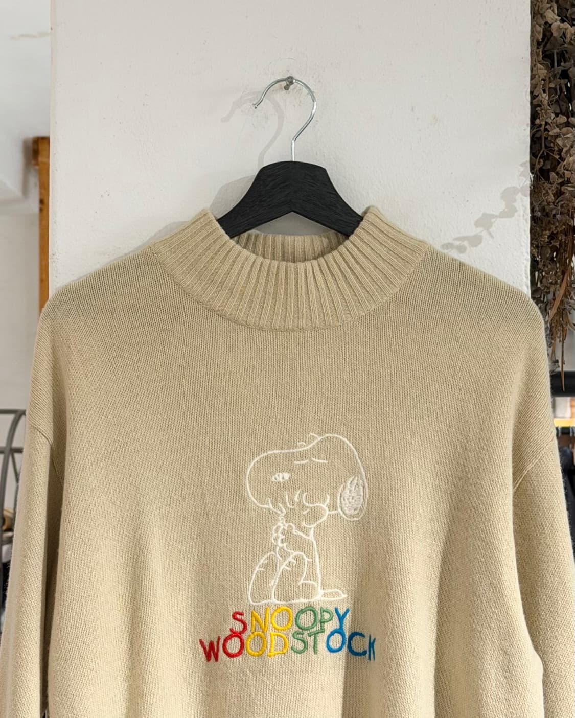 카스텔바작 베이지 스누피 우드스탁 니트 상품이미지4