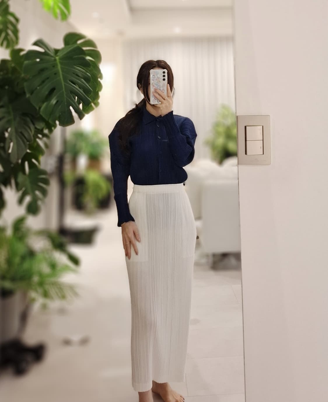 플리츠플리즈 24년 7월 시커보텀1 오프화이트 상품이미지10