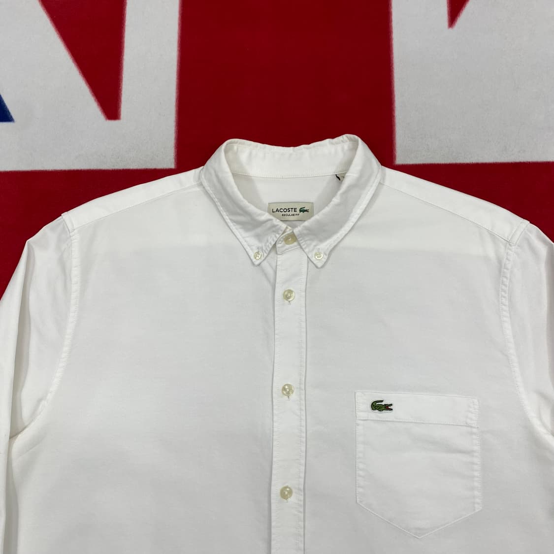라코스테 화이트 셔츠 105 상품이미지3